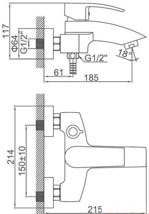 Смеситель Ledeme H43 L3243