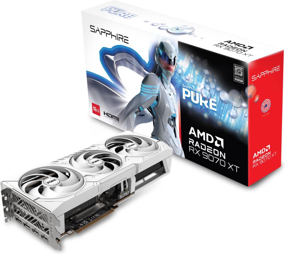 Видеокарта Sapphire Pure Radeon RX 9070 XT 11348-02-20G