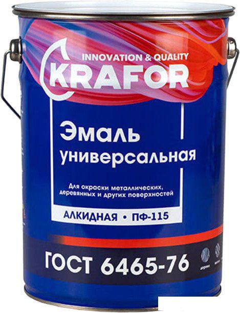 Эмаль Krafor ПФ-115 5 кг (белый)
