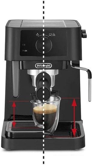 Рожковая кофеварка DeLonghi Stilosa EC235.BK