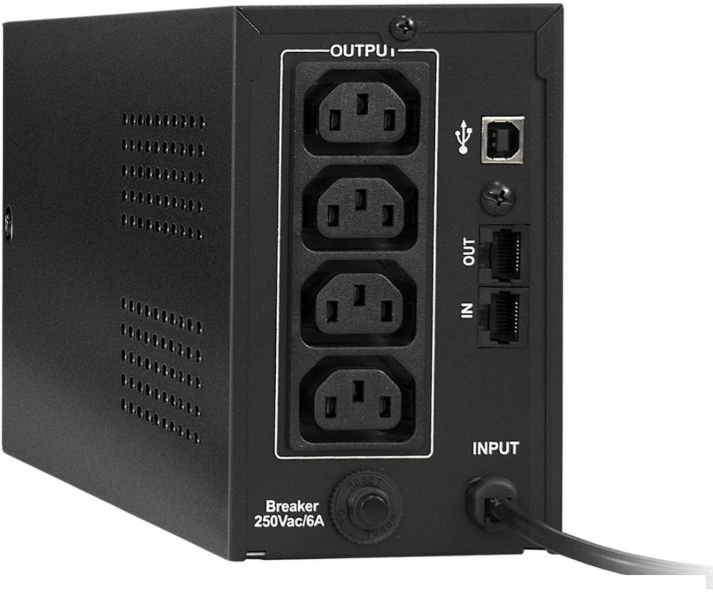 Источник бесперебойного питания ExeGate SpecialPro Smart LLB-800.LCD.AVR.C13.RJ.USB
