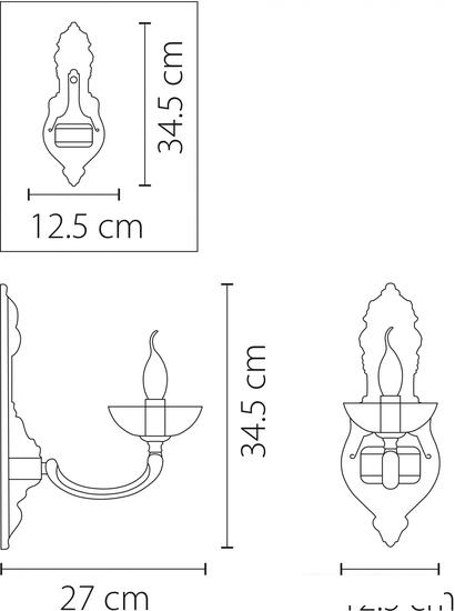 Бра Osgona Barcato 697612