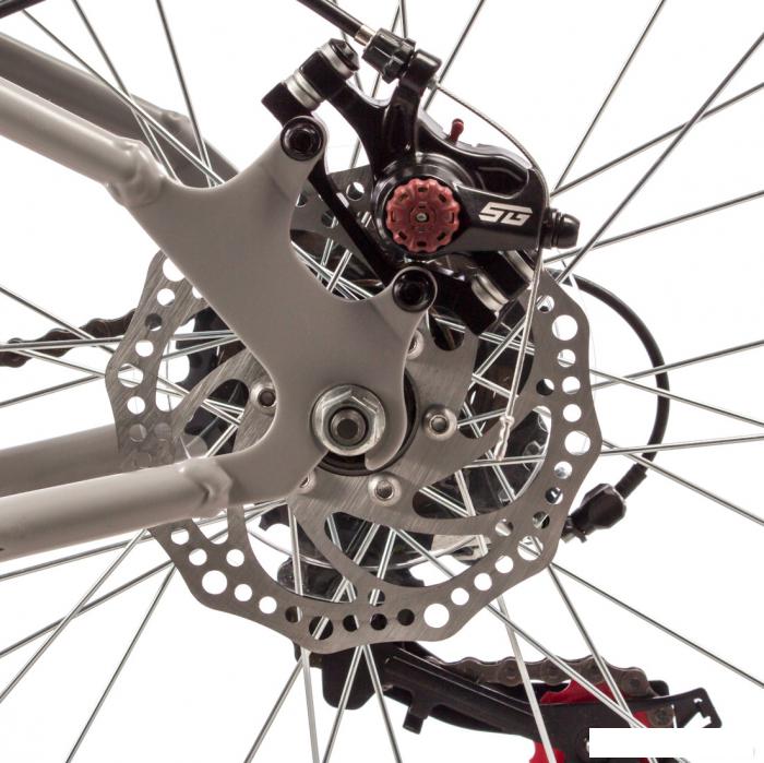 Велосипед Novatrack Action D 2023 24SHD.ACTION.14GR23 (серый)