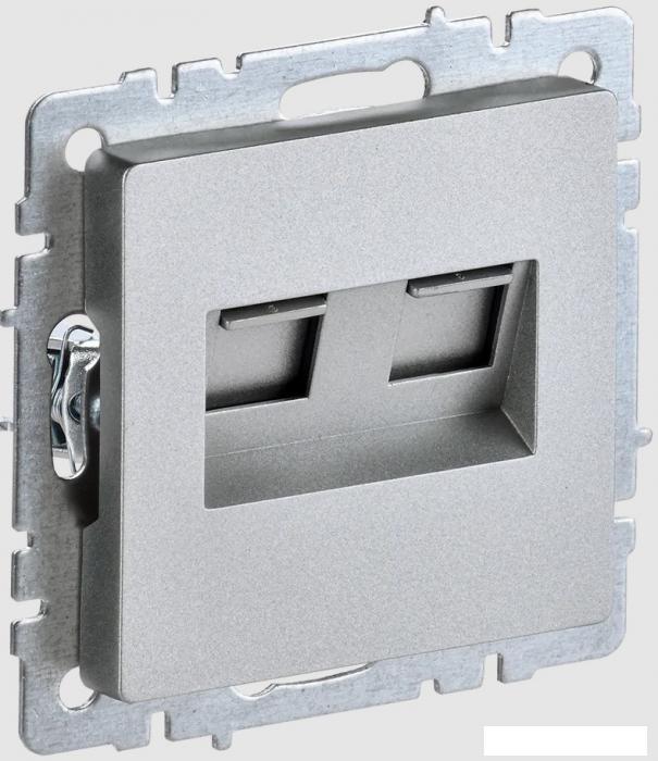 Розетка компьютерная IEK Brite РК10-2-БрА