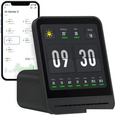 Монитор качества воздуха Qingping Air Monitor 2 (черный) Монитор качества воздуха Qingping Air Monitor 2 (черный)
