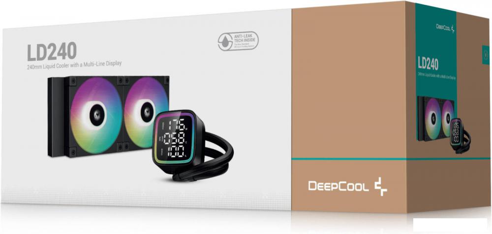 Жидкостное охлаждение для процессора DeepCool LD240 R-LD240-BKMSN-G-1