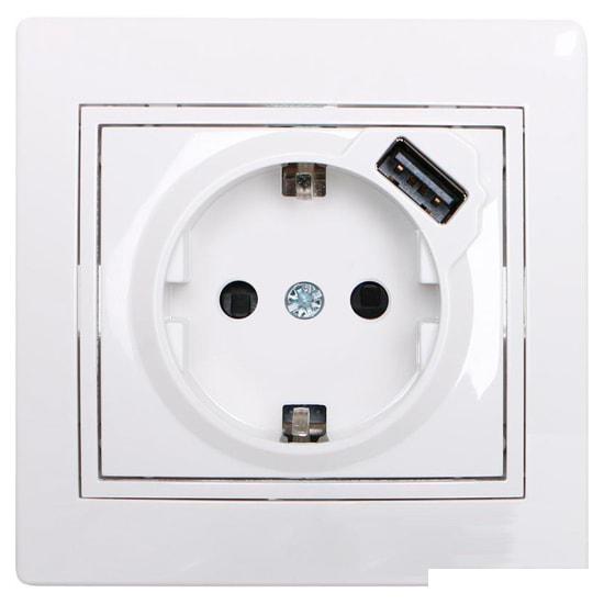 Розетка USB Lezard Mira 701-0202-181