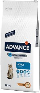 Сухой корм для кошек Advance Adult Chicken and Rice 15 кг