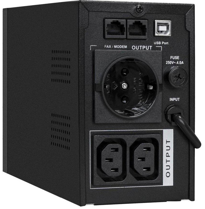 Источник бесперебойного питания ExeGate Power Smart ULB-1000.LCD.AVR.2SH EX292791RUS