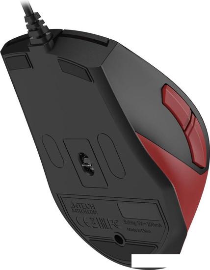 Мышь A4Tech Fstyler FM45S Air (красный/черный)