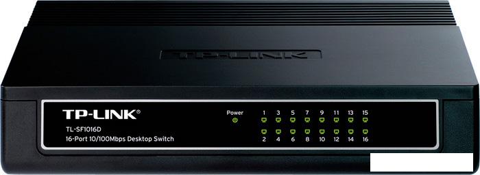 Неуправляемый коммутатор TP-Link TL-SF1016D