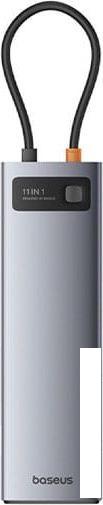Док-станция Baseus Metal Gleam Series 11-Port Hub B00030709811-00