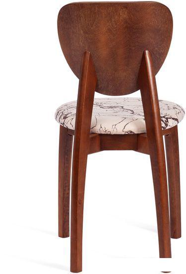 Стул TetChair Diamante мягкое сиденье (коричневый/крекс бежевый)