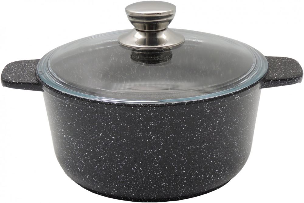 Кастрюля Виктория Гранит АЛА 4.0л (G08 4.0G)