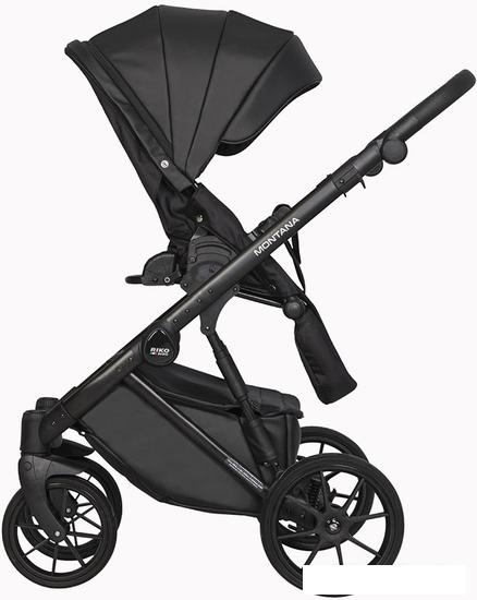 Универсальная коляска Riko Basic Montana Ecco (3 в 1, 12/черный)