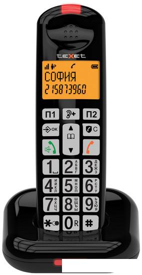 Радиотелефон TeXet TX-D7855A (черный)