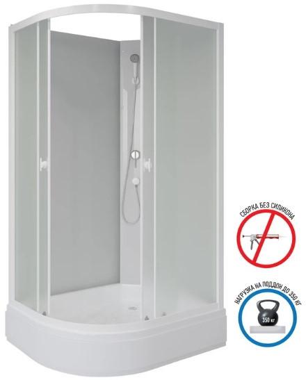 Душевая кабина Niagara Promo P90/70/26R/MT/BK 90x70x195