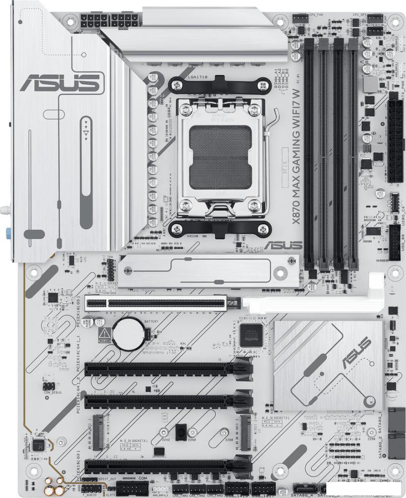 Материнская плата ASUS X870 MAX Gaming WiFi7 W
