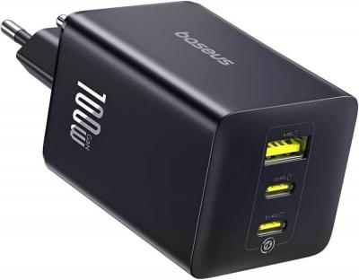 Сетевое зарядное Baseus EnerFill FE22 100W E0123800 (черный)