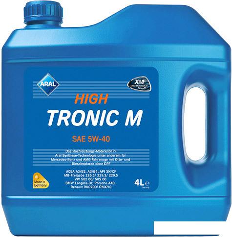 Моторное масло Aral HighTronic M SAE 5W-40 4л