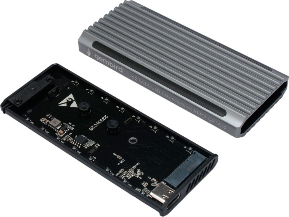 Бокс для накопителей M.2 Gembird EEM2-SATA-3