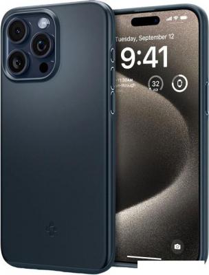 Чехол для телефона Spigen Thin Fit для iPhone 15 Pro Max ACS06546 (темно-синий)