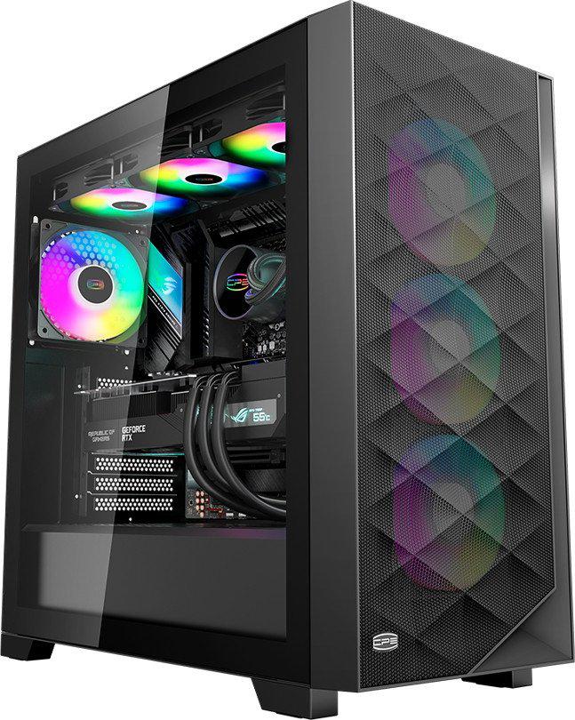 Корпус PCCooler C3D510 ARGB (черный)
