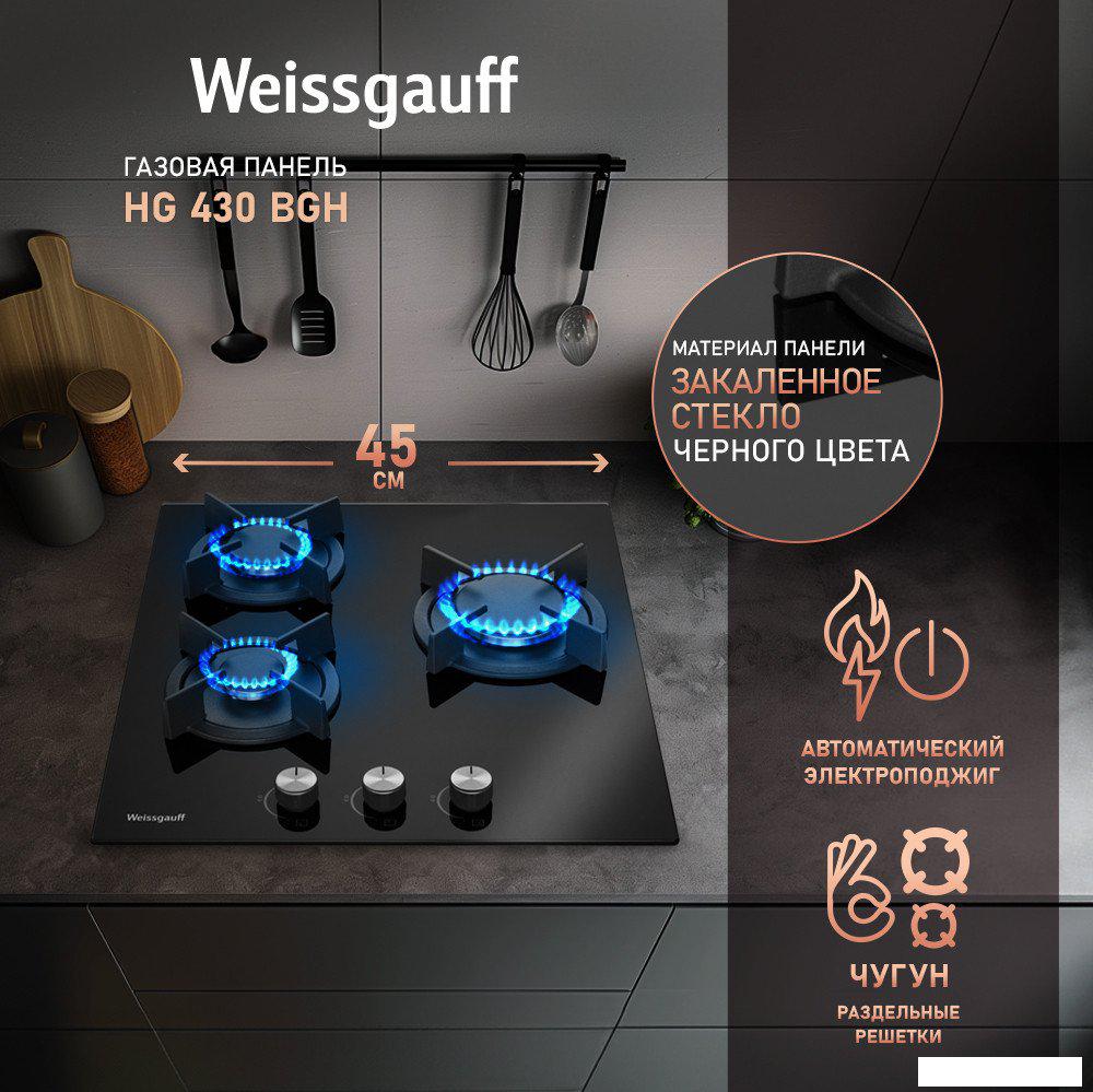 Варочные панели Weissgauff HG 430 BGH