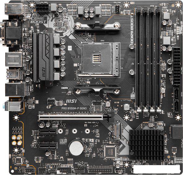 Материнская плата MSI Pro B550M-P Gen3