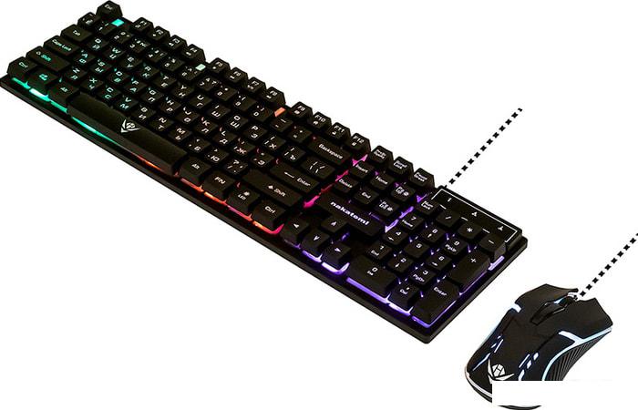Игровой набор Nakatomi KMG-2305U (черный)