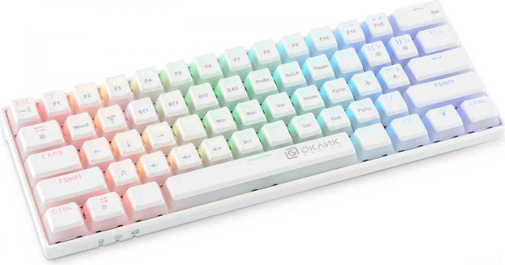 Клавиатуры Оклик K763W (белый)