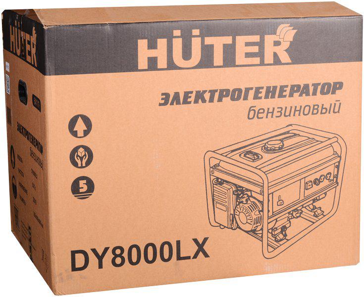 Бензиновый генератор Huter DY8000LX