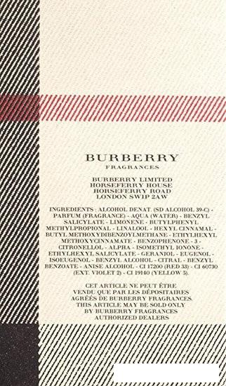 Парфюмерная вода Burberry London EdP (50 мл)