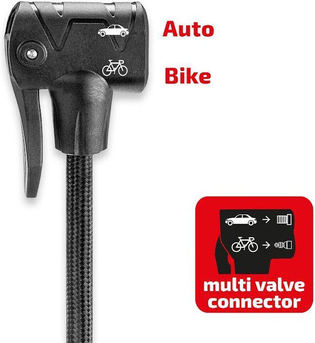 Насос ножной велосипедный Heyner PedalMax PRO (красный)