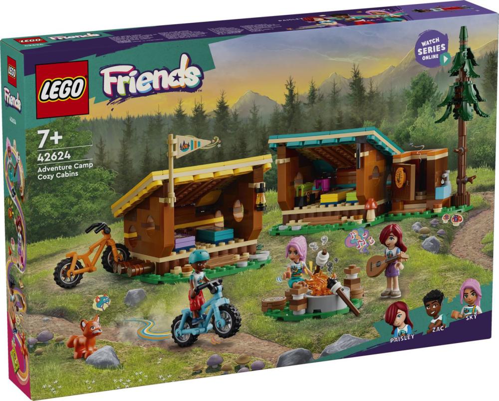 Конструктор LEGO Friends 42624 Лагерь приключений: Уютные домики