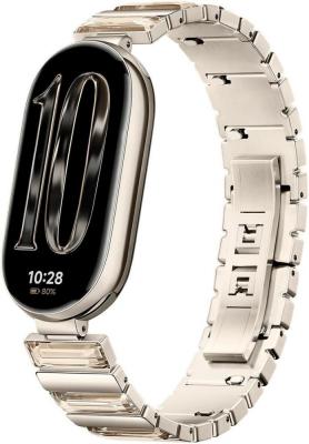 Фитнес-браслет Xiaomi Smart Band 10 (искрящееся золото, с золотистым металлическим браслетом, международная версия)