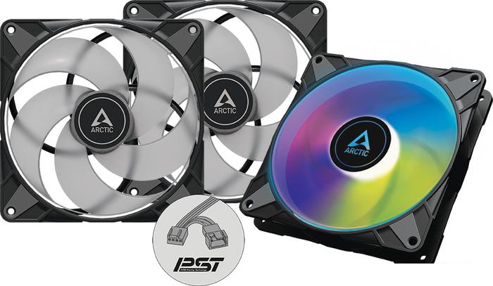 Комплект вентиляторов для корпуса Arctic P14 PWM PST A-RGB 3 шт ACFAN00257A