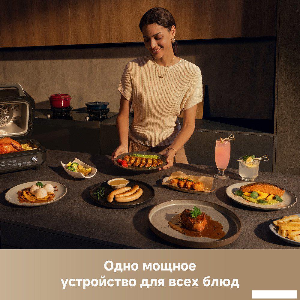 Аэрогриль (аэрофритюрница) Trouver Indoor Air fry grill IG20 Pro Black