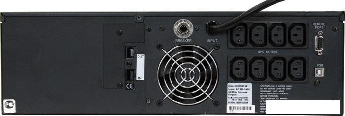 Источник бесперебойного питания Powercom King Pro RM KIN-3000AP LCD RM