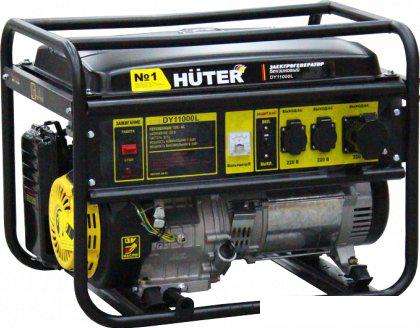 Бензиновый генератор Huter DY11000L