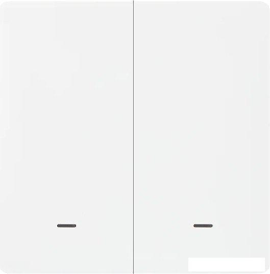 Умный выключатель Hommyn zigbee 2 клавиши SWZBNN02W (без нейтрали)