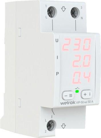 Реле напряжения Welrok VIP-50 red (красный)