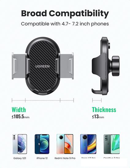 Держатель для смартфона Ugreen LP405 20473