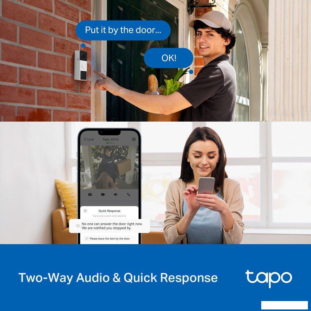 Умный дверной звонок TP-Link Tapo D210