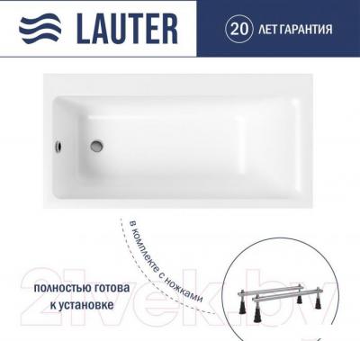Ванна Lauter Seraphina 160x80 2112160L (с ножками)
