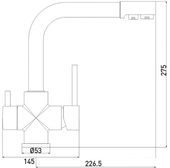 Смеситель Gross Aqua Ecolife 3120609MB
