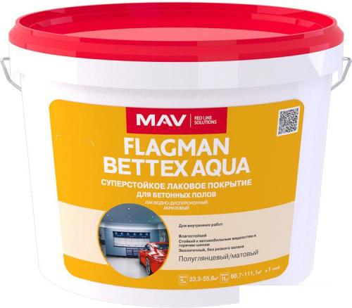 Лак Flagman Bettex Aqua 1 л (бесцветный матовый)