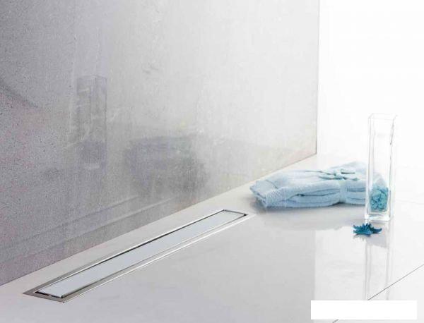 Трап/канал Pestan Confluo Premium White Glass Line 450