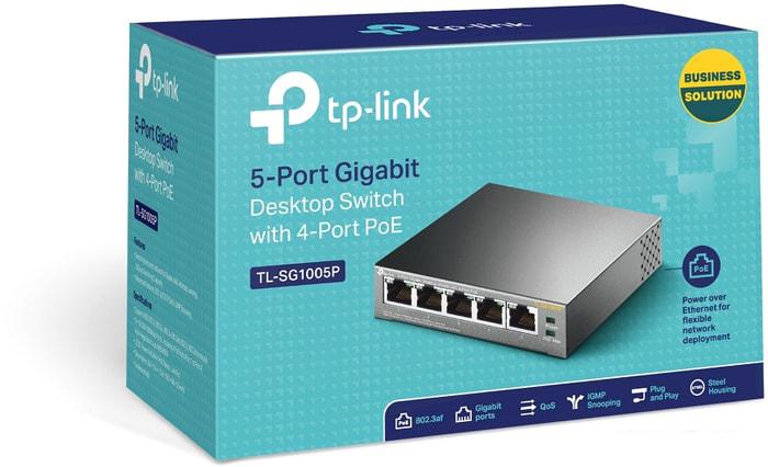 Неуправляемый коммутатор TP-Link TL-SG1005P V5