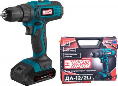 Шуруповерты, гайковерты, электроотвертки ЭНЕРГОПРОМ Home Master ДА-12/2Li (с 2-мя АКБ)